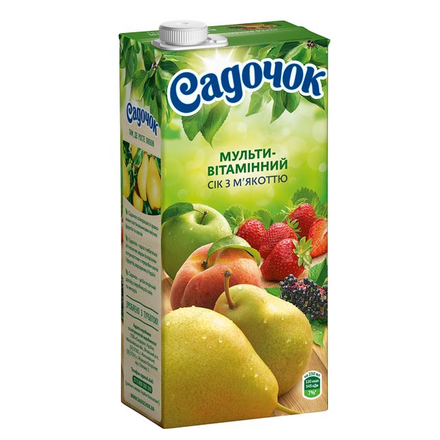 Нектар САДОЧОК мультифрукт, 0,95 л